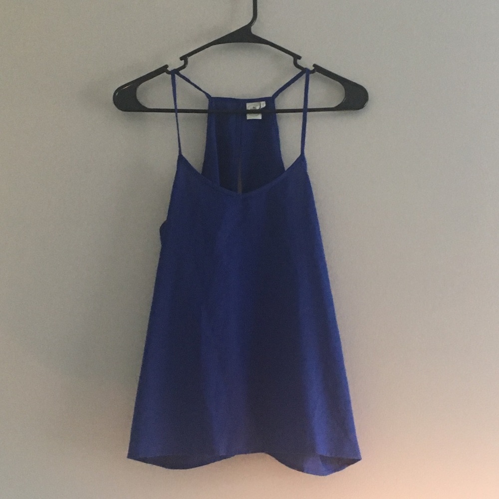 Blue casual top